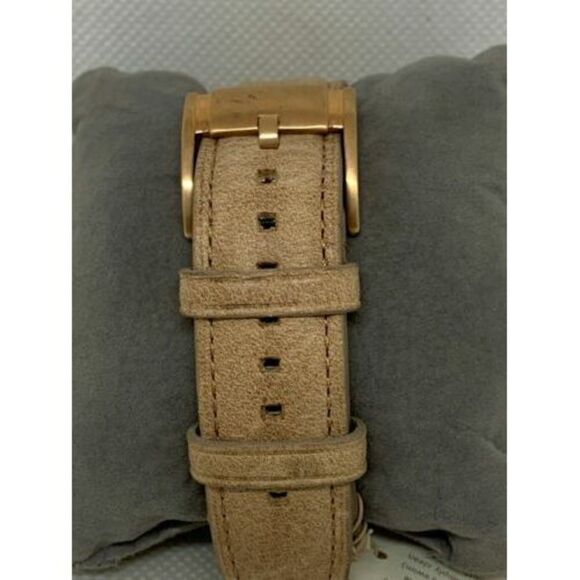 Fossil NDW1 Gen 1 Smartwatch Chronograph Leather Band Rose Gold Quartz 44mm C223 - Picture 4 of 9